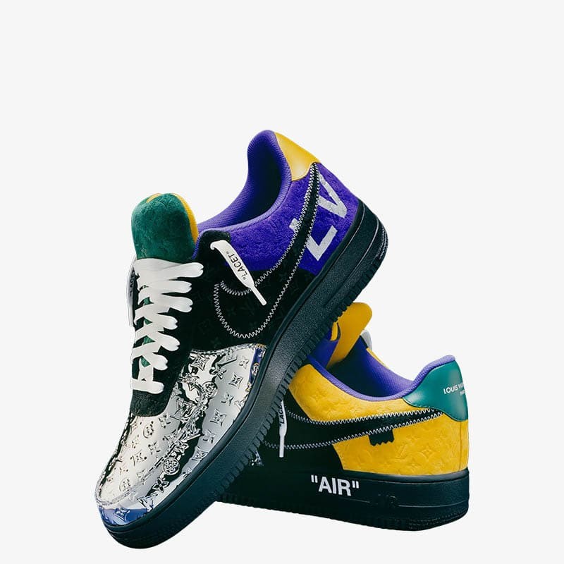 Louis Vuitton x Nike Air Force 1 Low | LOUIS-NIKE2 | Grailify